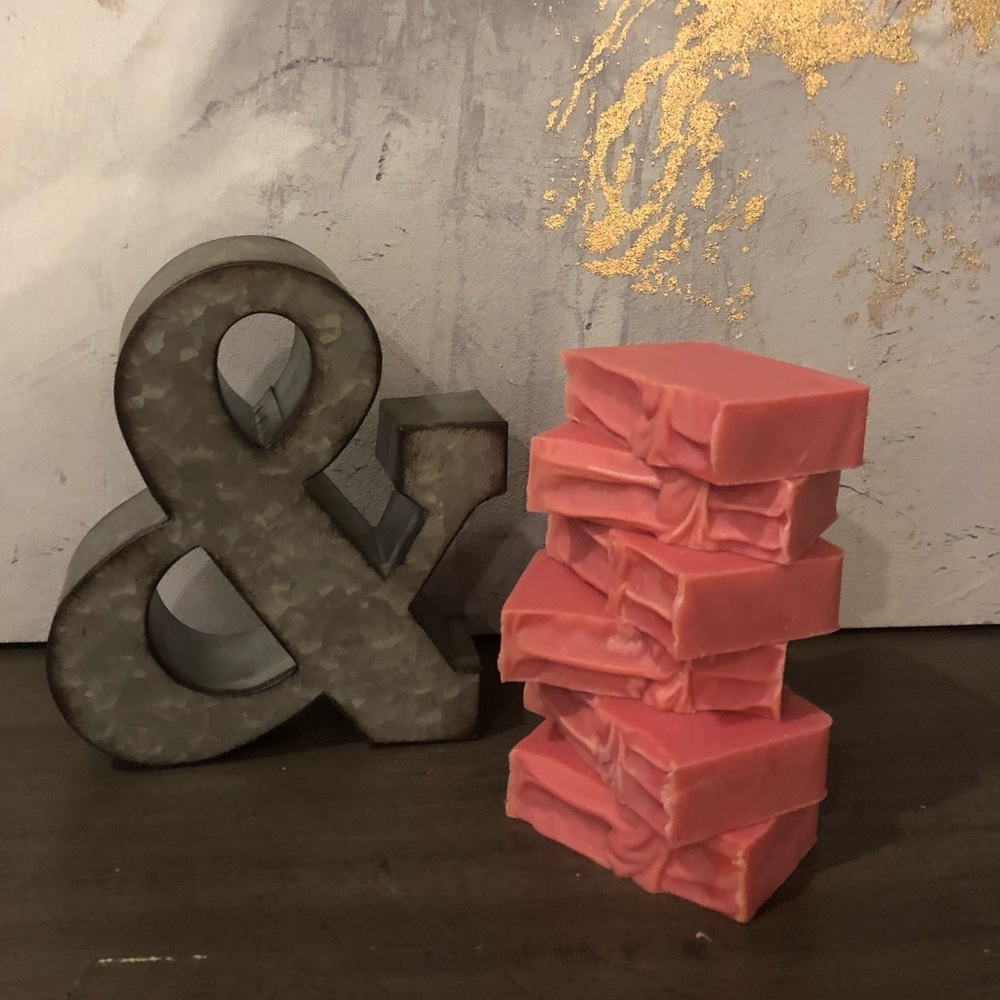 Pink Grapefruit all natural handmade Soap